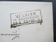 AD Preussen 1865 Rahmenstempel R3 Münster In Westphalen Nach Arnsberg - Covers & Documents