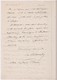 1884 Signed French Letter From  "L A Ribourt, Ministere De La Marine Et Des Colonies".  Ref 0551 - Other & Unclassified