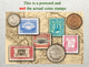 Bolivia Stamps And Coins Of Yesteryears, Bolivie Monnaies Et Timbres, Bolivien Münzen Und Briefmarken - Timbres (représentations)