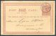 1893 New Zealand 1d Stationery Postcard Otaki - Wellington - Covers & Documents