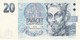 BILLETE DE LA REPUBLICA CHECA DE 20 KORUN DEL AÑO 1994 EN CALIDAD EBC (XF) (BANKNOTE) - Tchéquie