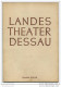 Landestheater Dessau - Spielzeit 1951/52 Nummer 4 - Frau Luna Von Paul Lincke - Anneliese Schmid-Dressel - Helmut Grell - Theater & Tanz
