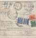 R30 Bollettino Di Spedizione Pacchi Da Lire 2,50 De 21 Marzo 1943 Da Figline Val D'Arno A LUBIANA - Postal Parcels