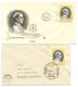 Argentina 1959 Scott 681 2 FDCs Pope Pius XII - FDC