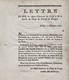 1786 Printed, French, Religous Letter.  Ref 0552 - Historische Dokumente