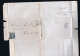 France Lettre Complete Yv 10 Obliteration étoile , 1854 Paris -&gt; Rouan - 1852 Louis-Napoléon