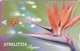 South Africa, SAF-140, Flowers, Strelitzia (Ed. 05/2002) 2 Scans.   Chip: GEM5 (black Lines)   Burn Mark - Sudafrica