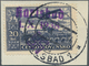 00039 Sudetenland - Karlsbad: Flugpostmarke 20 K? Schwarzblau, Zähnung L 13¾, Mit Dunkelbläulichviolettem - Sudetenland