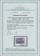 00039 Sudetenland - Karlsbad: Flugpostmarke 20 K? Schwarzblau, Zähnung L 13¾, Mit Dunkelbläulichviolettem - Sudetenland