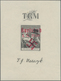 00056 Sudetenland - Karlsbad: Blockausgabe "88. Geburtstag Von Thomá? Garrigue Masaryk", 2 K? + 3 K? Olivs - Région Des Sudètes