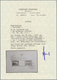 00061 Sudetenland - Karlsbad: Blockausgabe "Briefmarkenausstellung PRAGA 1938", Mit Handstempelaufdruck "K - Sudetenland