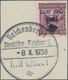 00128 Sudetenland - Reichenberg: Freimarke "Kloster Strahov", 1,20 K? Graulila Mit Handstempelaufdruck "Wi - Sudetenland