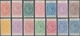 00306 Neuseeland - Stempelmarken: 1882 Complete Set Of 26 PROOFS Of 'Queen Victoria' Postal Fiscal Stamps, - Steuermarken/Dienstmarken