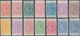 00306 Neuseeland - Stempelmarken: 1882 Complete Set Of 26 PROOFS Of 'Queen Victoria' Postal Fiscal Stamps, - Fiscaux-postaux