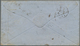 00308 Neuseeland - Besonderheiten: 1855 Envelope To New Zealand, Franked With 1847-54 Embossed 6d Dull Lil - Altri & Non Classificati