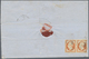 00321 China - Incoming Mail: 1854, France: Napoleon Imperforated 40 Cts. (12 Inc. Two On Reverse) And 20 C - Other & Unclassified