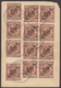 00327 China - Besonderheiten: German Fieldpost In China: 1901, Overprint Issue 50 Pfg., Block Of 8 And Ver - Autres & Non Classés