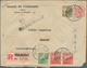 Delcampe - 00328 China - Volksrepublik: 1950/53, Five Air Mail Covers With Tien An Men Issues Inc. Four Registered To - Altri & Non Classificati