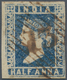 00361 Indien - Used Abroad: 1854 Portuguese India-Damaun: India Lithographed ½a. Blue, Die I, Used In DAMA - Andere & Zonder Classificatie