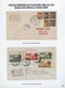 Delcampe - 00390 Palästina: 1898-1954, Exhibition Collection "HOLYLAND PALESTINE POSTAL MARKINGS FROM 1898 To 1954" O - Palestine