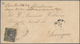 00406 Philippinen: 1878, 25 Mils. Black On Cover From Bulacan To Surigao (Mindanao), Canc. "Alc. Mayor De - Philippines