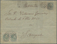 00408 Philippinen: 1880 (ca.), Fiscals Used For Postage: Blue "habilitado / Recargo De Consumo S002 2 4/8" - Philippinen