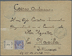 00414 Philippinen: 1898, 3 Cts. Violet And 2 Cts. Blue On Stamps Alfonso XII, Legend And Face Value Sectio - Philippines