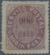 00437 Portugiesisch-Indien: 1876, Type IIB, 30 R. Violet With Part Sheet Watermark, Unused No Gum. - Portuguese India