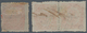 00448 Portugiesisch-Indien: 1881, Types/tipos;1 1/2 R.on 20 R. (MF 63) Used: IA, A Horizontal Pair With Po - Portugiesisch-Indien