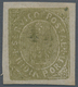 00454 Portugiesisch-Indien: 1883, New Currency Type IIID, 4 1/2 R. On Dull Olive, Double Surcharge, Large - Portuguese India