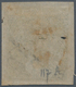 00454 Portugiesisch-Indien: 1883, New Currency Type IIID, 4 1/2 R. On Dull Olive, Double Surcharge, Large - India Portoghese