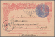 00460 Saudi-Arabien: 1907, Sept. 1st: Blue Marking Of El-Oula Western Arabia, In Commemoration Of Inaugura - Saoedi-Arabië