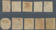 00462 Singapur: 1854-55 Group Of 10 Indian Stamps Used In Singapore And Cancelled By Numeral "B/172", Incl - Singapur (...-1959)
