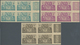 00474 Belgisch-Kongo: 1935, 50th Anniversary Of Congo State, 0.50fr. To 5fr., Complete Set In IMPERFORATE - Andere & Zonder Classificatie