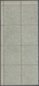 00477 Britische Südafrika-Gesellschaft: 1892, £5 Sage-green, Marginal Block Of Eight From The Upper Right - Ohne Zuordnung