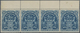 00480 Britische Südafrika-Gesellschaft: 1901, £5 Blue, Top Marginal Horiz. Strip Of Four, Unused No Gum. - Non Classés