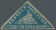 00497 Kap Der Guten Hoffnung: 1861. 4 Pence "Hope" Blue, Intense Color, Wide Margins All Around, Tied By F - Kap Der Guten Hoffnung (1853-1904)