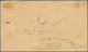 00511 Nicaragua: 1854, US 6.c Green Postal Stationery Envelope Tied By Doubleline "STEAM / SHIP" And "VIA - Nicaragua