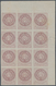 00521 Argentinien: 1862 5c. Rose-lilac Without Accent, TOP RIGHT CORNER BLOCK OF 12, Unused Without Gum, W - Autres & Non Classés