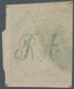 00532 Argentinien: 1864 'Rivadavia' 10c. Green, WATERMARK REVERSED, Imperforated, Clear Impression, Used A - Altri & Non Classificati