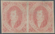 00542 Argentinien: 1867 'Rivadavias' 5c. Light Rose, No Watermark, 6th Printing, IMPERFORATED HORIZONTAL P - Other & Unclassified