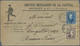 00562 Argentinien: 1873 'C. Saavedra' 90c. Blue, Used On Printed "Messenger Service" Cover Used Buenos Air - Other & Unclassified