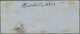 00573 Brasilien: 1869, 430 R. Yellow 1861 Issue Imperf With Wide Margins, On Envelope Tied By Mute Cancell - Autres & Non Classés