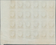 00582 Brasilien: 1878-79, 1.000 R. Gray-lilac Imperf Block Of 24 On White Wove Paper, Right Bottom Wide Co - Andere & Zonder Classificatie