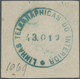 00585 Brasilien - Telegrafenmarken: 1869, 200r. Green With Control Mark On Reverse, Fresh Colour, Large Ma - Telegraafzegels