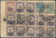 00591 Brasilien - Zeppelinpost: 1932, Zeppelin "8.Südamerikafahrt": 12 X 3500 $ On 5000 R Violet-blue And - Luftpost
