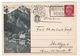 1936 LAGO Di LEDRO Illus STATIONERY CARD Rome Italy To Stuttgart SLOGAN Prestito Nazional Rendita Banking, Cover - Stamped Stationery