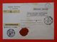 RARE Enveloppe Viguerie Française En Andorre Franchise Postale Gendarmerie Nationale & Sceaux Cachets De Cire 66 P-O - Documents