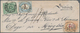 00616 Uruguay: 1875/1876 Two Covers From Montevideo To Italy With Italian Postage Due Stamps, Both Origina - Uruguay