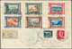 Delcampe - 00644A Zeppelinpost Europa: 1933, ITALY TRIP LZ 127, Group Of 13 Covers/cards Franked With Italian (12) And - Autres - Europe
